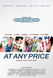 At Any Price released on dvd on 27 August, 2013.