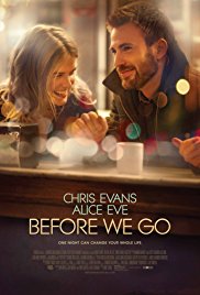 Before We Go is a [xfvalue_year] romance movie released on dvd on 3 November, 2015.