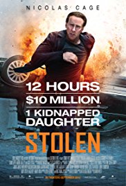 Stolen released on dvd on 8 January, 2013.