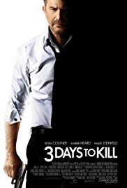 3 Days to Kill is a [xfvalue_year] action, thriller movie released on dvd on 20 May, 2014.
