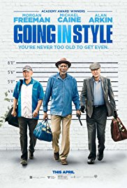 Going in Style is a [xfvalue_year] black/white, comedy, crime movie released on dvd on 1 August, 2017.