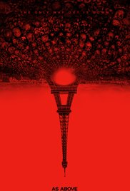 As Above, So Below released on dvd on 2 December, 2014.