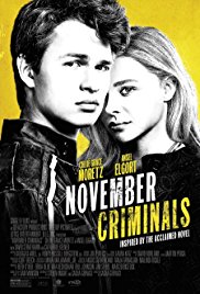 November Criminals released on dvd on 9 January, 2018.