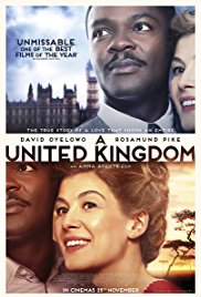 A United Kingdom is a [xfvalue_year] biography, black/white, drama, romance movie released on dvd on 6 June, 2017.