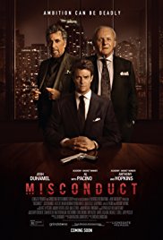 Misconduct released on dvd on 19 April, 2016.