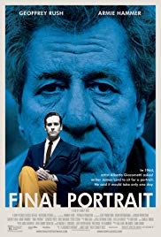 Final Portrait released on dvd on 31 July, 2018.