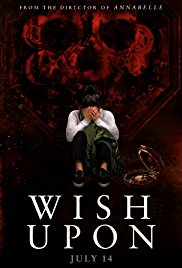 Wish Upon released on dvd on 10 October, 2017.