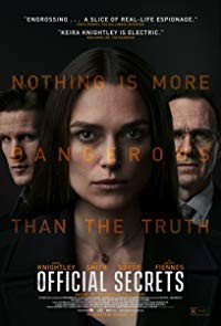 Official Secrets released on dvd on 26 November, 2019.