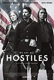 Hostiles released on dvd on 24 April, 2018.