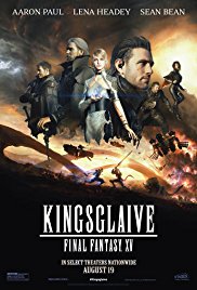 Kingsglaive: Final Fantasy XV released on dvd on 4 October, 2016.