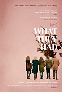 What They Had is a [xfvalue_year] drama movie released on dvd on 8 January, 2019.